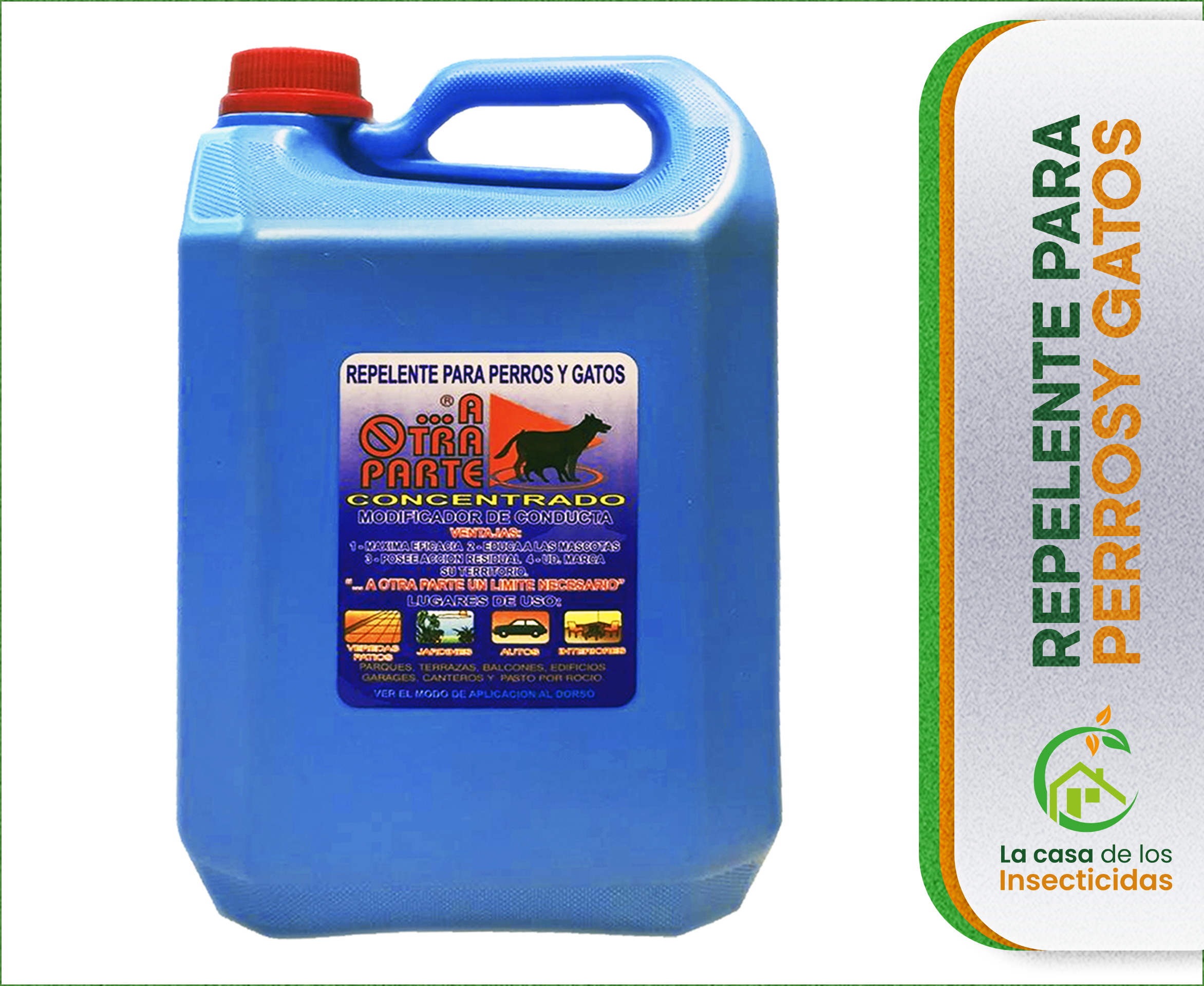 A Otra Parte Bidon 5 ltr. Repelente de Perros y Gatos